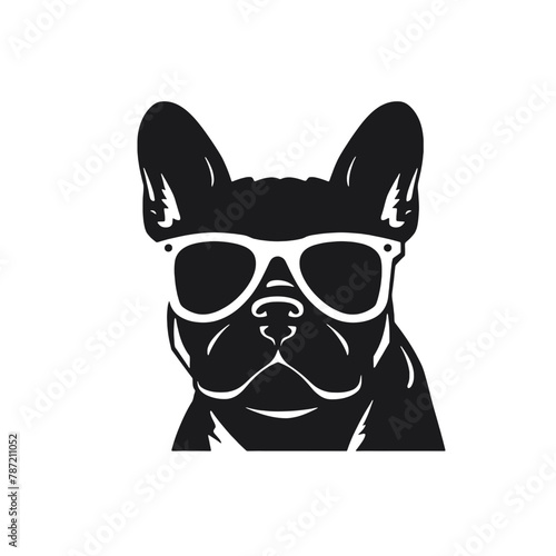 French Bulldog with sunglasses