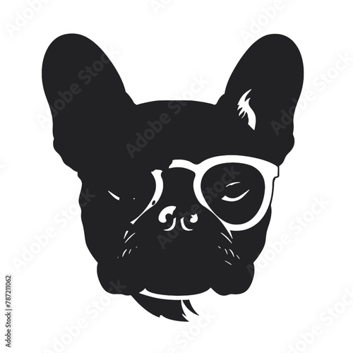 French Bulldog with sunglasses