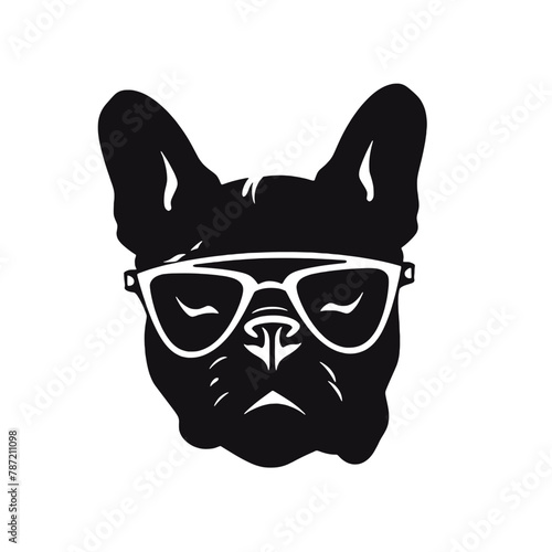 French Bulldog with sunglasses © vectorcyan