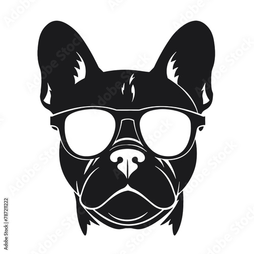 French Bulldog with sunglasses