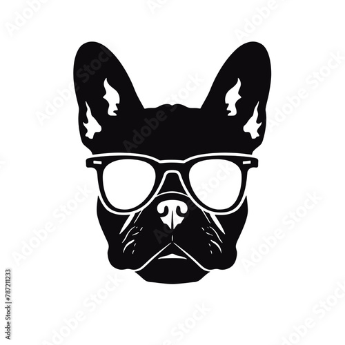 French Bulldog with sunglasses
