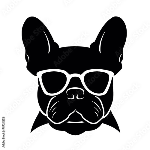 French Bulldog with sunglasses