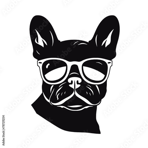 French Bulldog with sunglasses