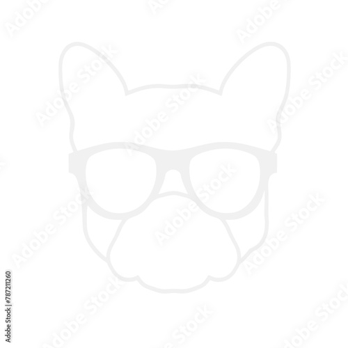 French Bulldog with sunglasses