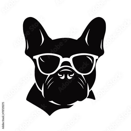French Bulldog with sunglasses