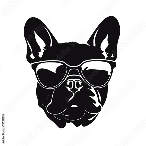 French Bulldog with sunglasses
