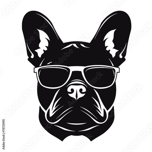 French Bulldog with sunglasses