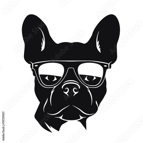 French Bulldog with sunglasses