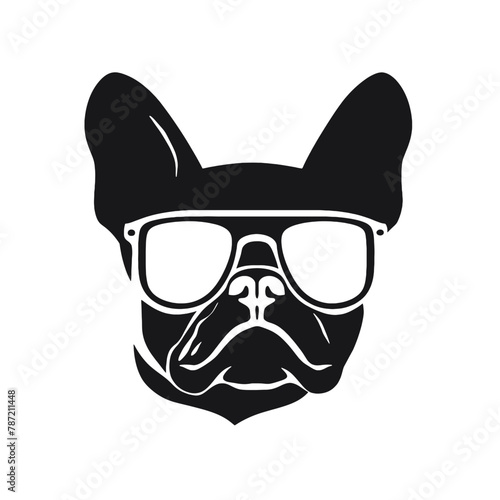 French Bulldog with sunglasses