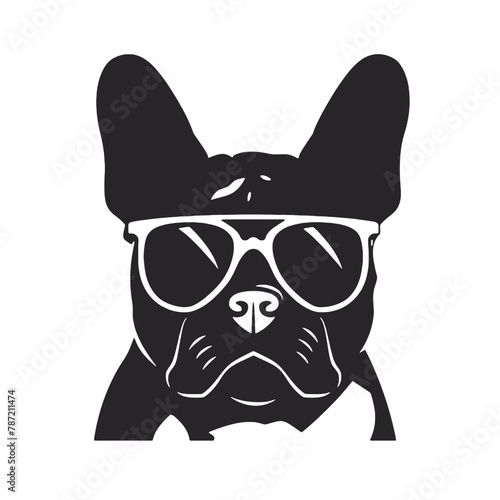 French Bulldog with sunglasses