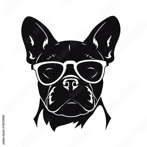 French Bulldog with sunglasses