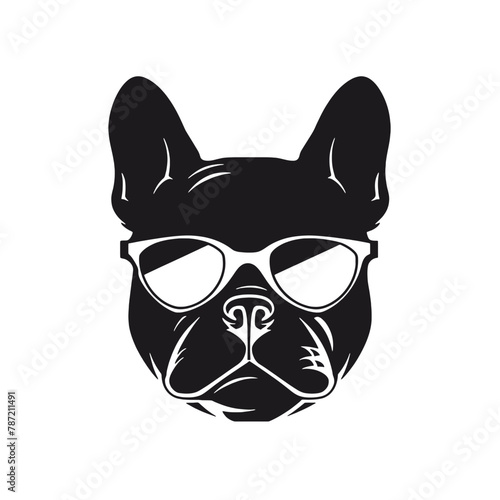 French Bulldog with sunglasses