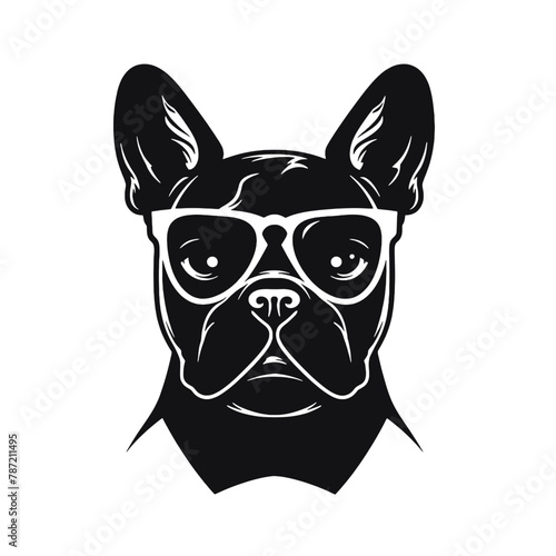 French Bulldog with sunglasses