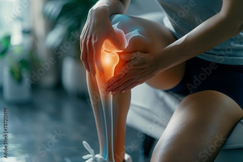The pain zone of the knee: And yet, amidst the discomfort, there is also a sense of empowerment—a recognition of her own resilience in the face of adversity