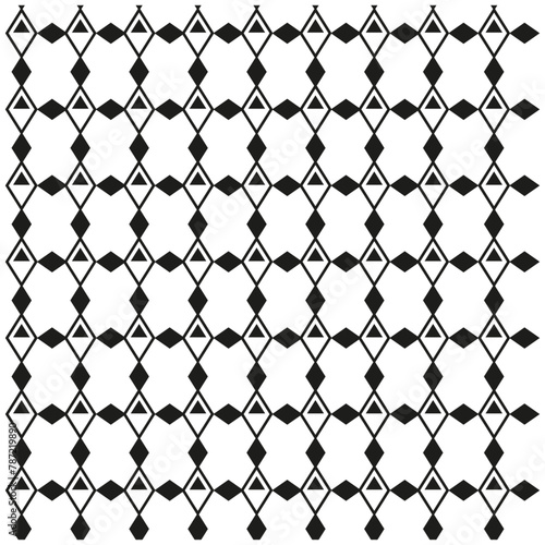 Caro rhombus grid seamless pattern © Ana CPP