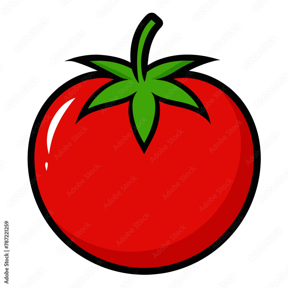 Tomato Isolated on White Background Tomato Isolated on White Background