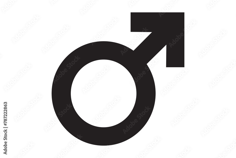 Male symbol vector Male symbol vector