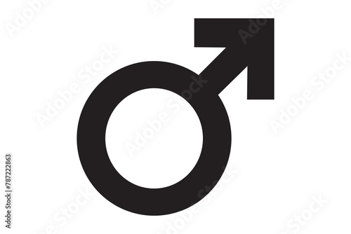 Male symbol vector