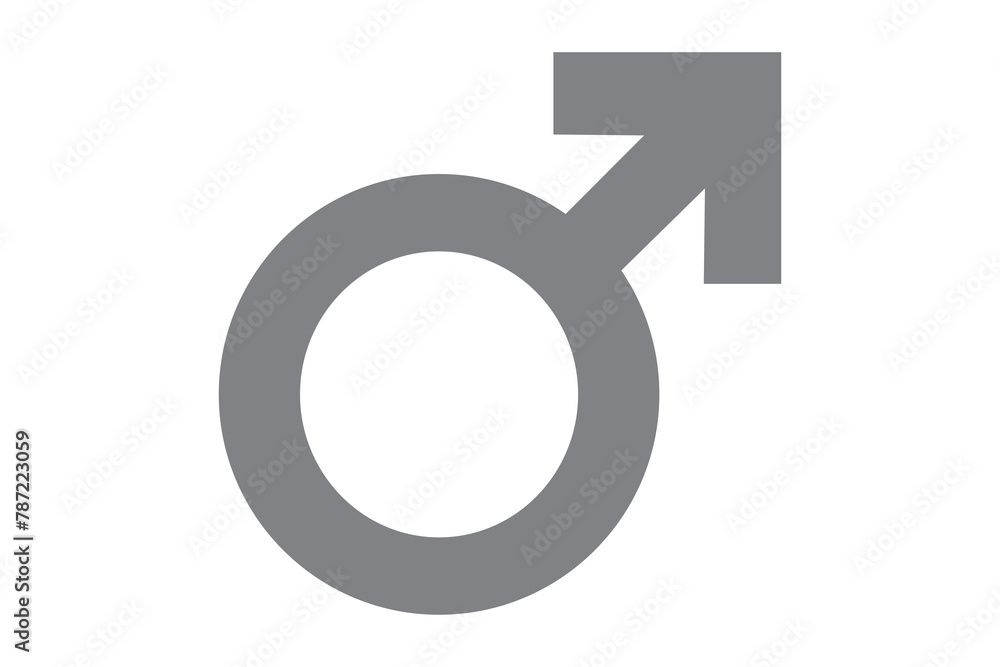 Male symbol vector Male symbol vector