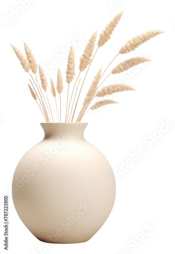 PNG Vase ceramic plant decoration.