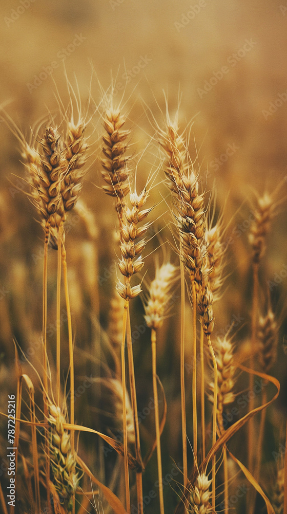 Fototapeta premium Wheat background