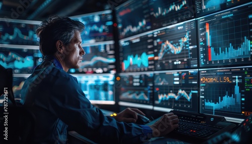 Risk Management Techniques, Showcase images of traders implementing risk management techniques such as position sizing, stop-loss orders, and portfolio diversification to protect capital and manage tr