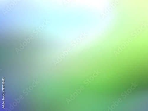 Wall texture and background blur pastel color. Clean empty abstract illustration blue green and white blur pattern. With copy space. 