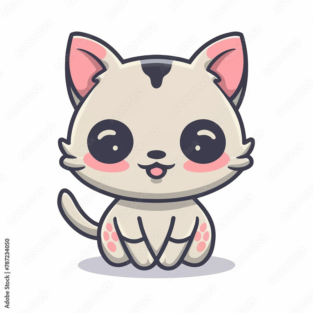 chibi cat anime sticker with precise contour cut is a unique piece, anime, painting, vibrant, poster
chibi cat anime sticker with precise contour cut is a unique piece, anime, painting, vibrant, poster