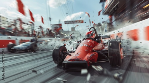High speed kart racing © AlfaSmart