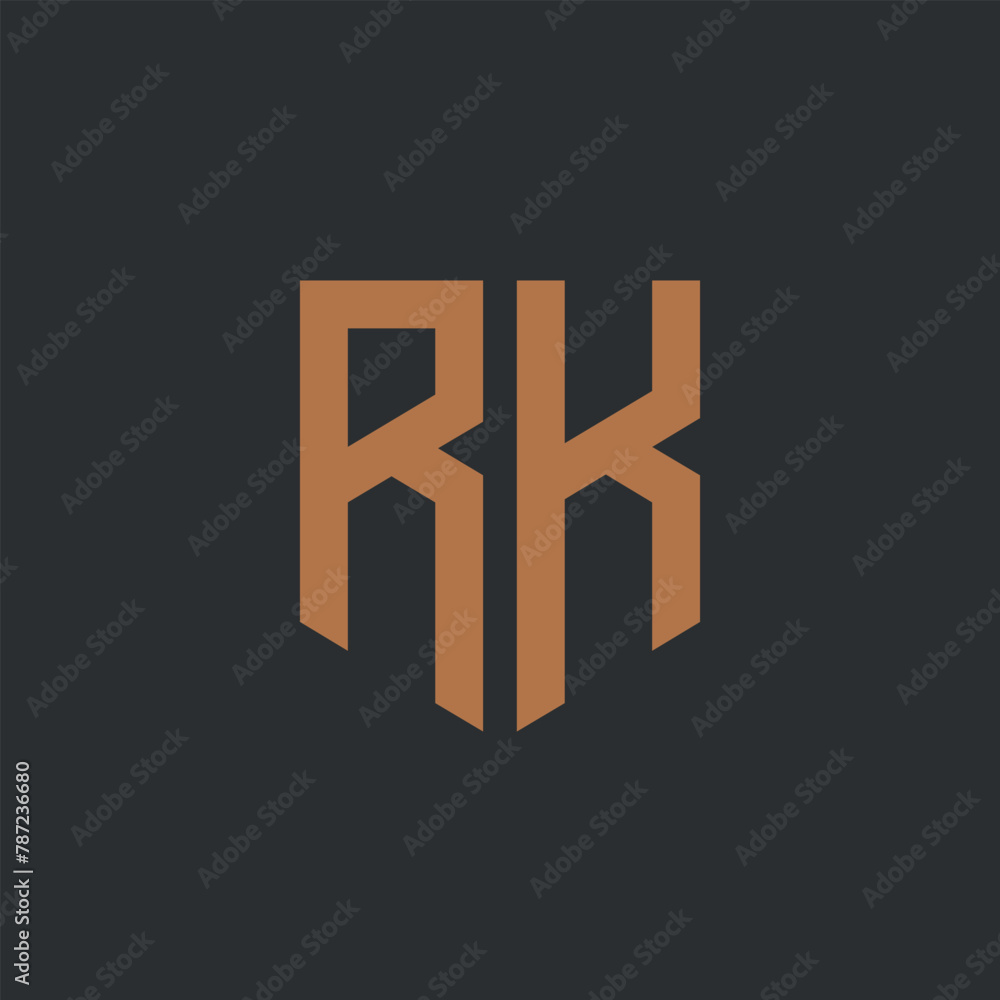 RK. Monogram of Two letters R and K. Luxury, simple, minimal and elegant RK logo design. Vector illustration template.
RK. Monogram of Two letters R and K. Luxury, simple, minimal and elegant RK logo design. Vector illustration template.