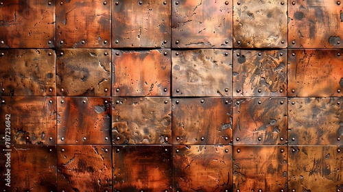 Abstract texture of copper, cyber punk Concept background