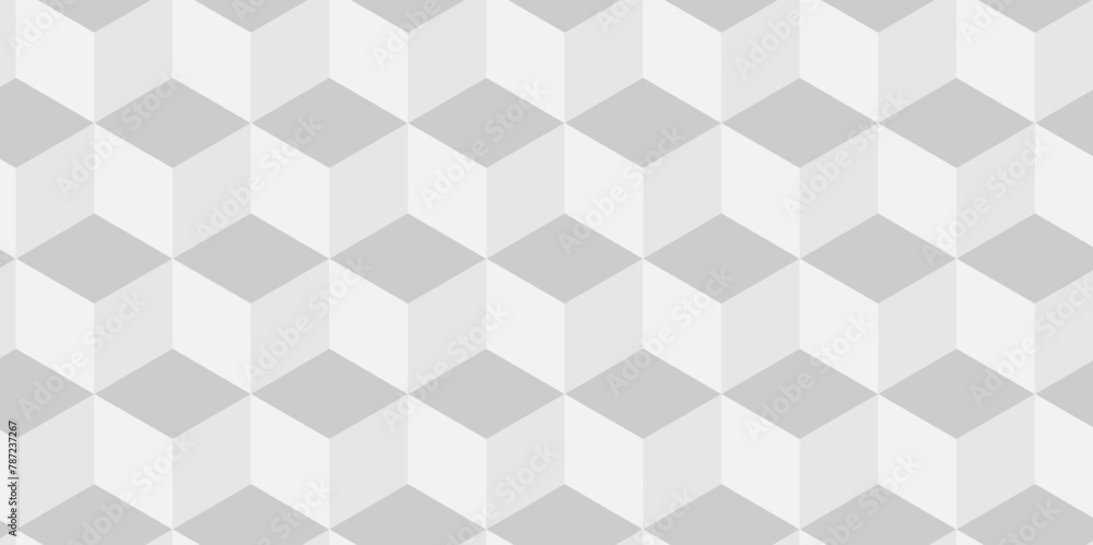 Vector abstract cubes geometric tile and mosaic wall or grid hexagon technology wallpaper. white and gray geometric block cube structure backdrop grid triangle texture vintage design. Vector abstract cubes geometric tile and mosaic wall or grid hexagon technology wallpaper. white and gray geometric block cube structure backdrop grid triangle texture vintage design.