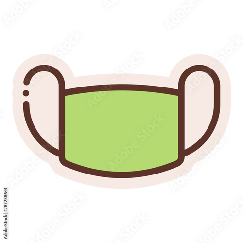 facemask sticker