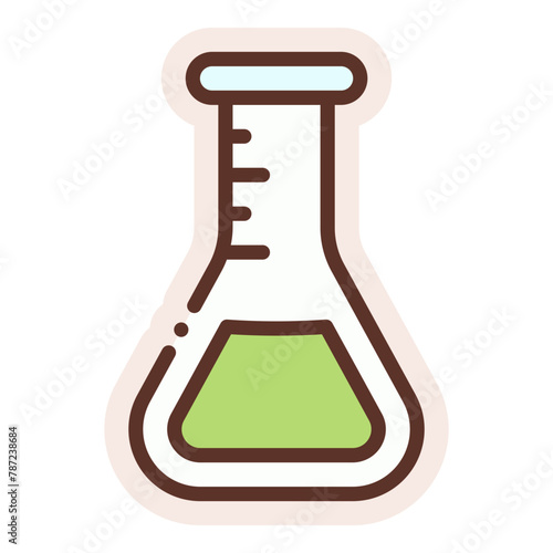 erlenmeyer flask sticker