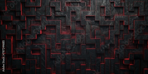 dark background pattern retro logic puzzle  photo