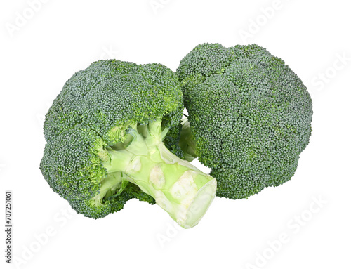 fresh broccoli isolated on transparent png