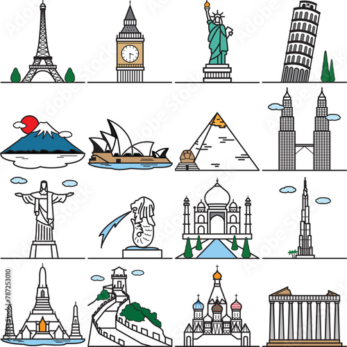 famous landmarks from around the world