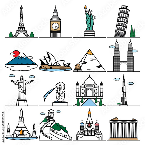 famous landmarks from around the world