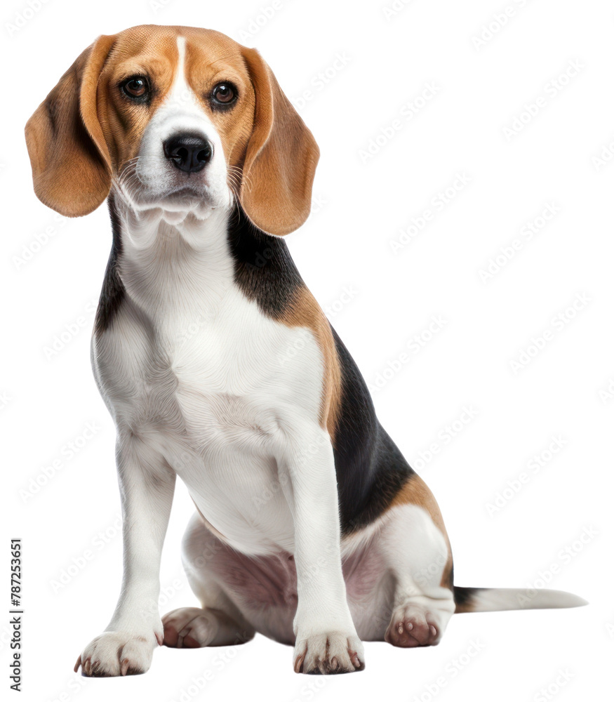 PNG  The beagle dog in embroidery style animal mammal hound.
