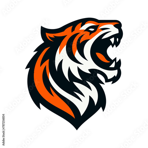 Vector tiger head.