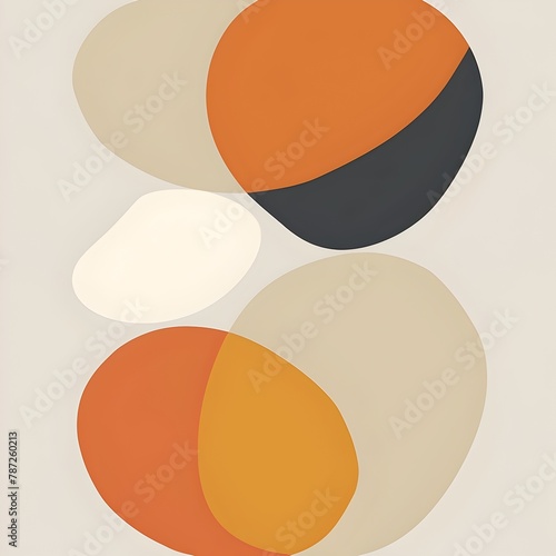 Minimalistic Color Blocks Infusing Corporate Chic into Abstract Art