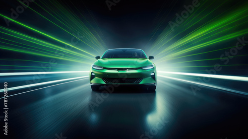 Innovative Automotive Design: Electrifying Motion Lights © Andrii 