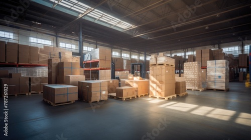 Contemporary Warehouse Storage Solutions © Andrii 