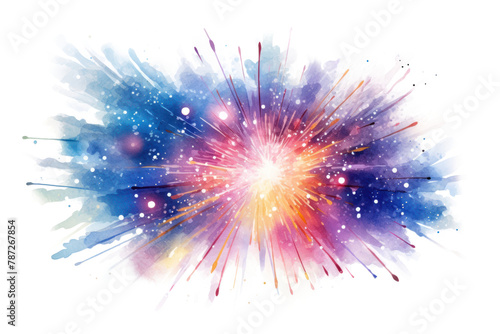 PNG Fireworks illuminated creativity futuristic.