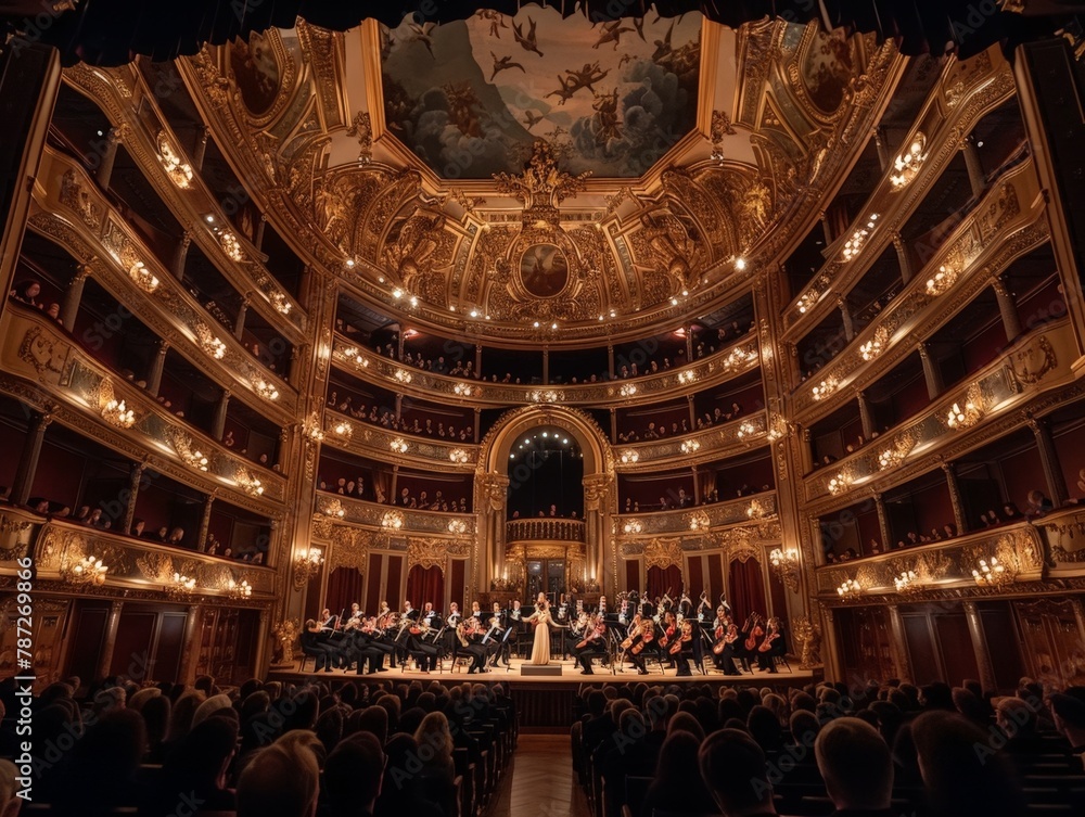 Fototapeta premium Salzburg Festival opera premieres