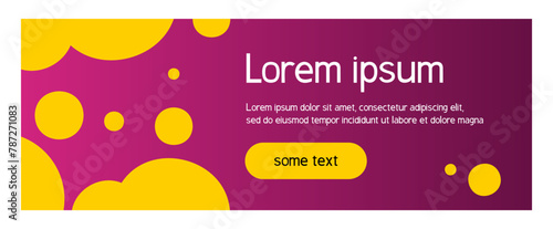 Banner templates for contextual advertising. Vector clipart isolated on white background.
