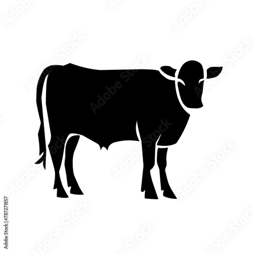 Cow silhouette vector