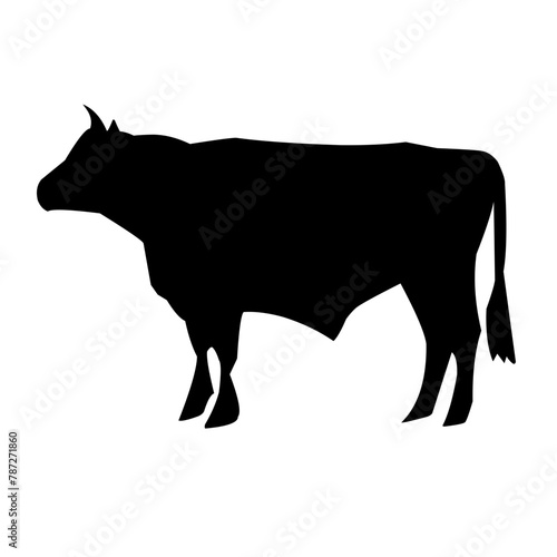 Cow silhouette vector
