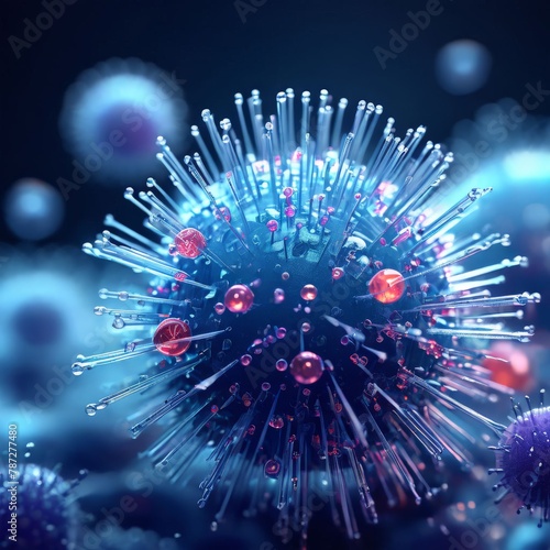 Coronavirus 2019-nCoV. AI generated