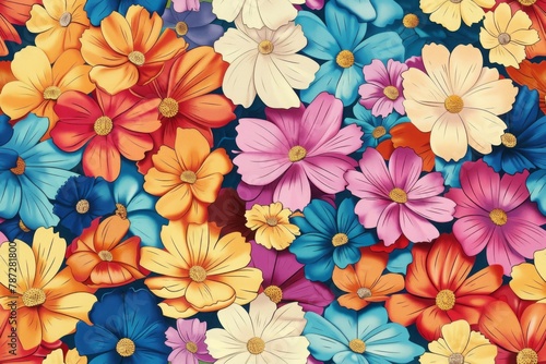 flower illustration  used as background